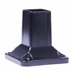 50mm 4 Hole Square Post Base