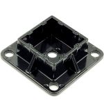 50mm 5 Hole External Post Base - Image 4
