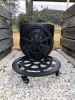 Aluminium 45cm Pot Trolley With Blade Wheels