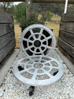 Aluminium 45cm Pot Trolley With Blade Wheels - Image 2